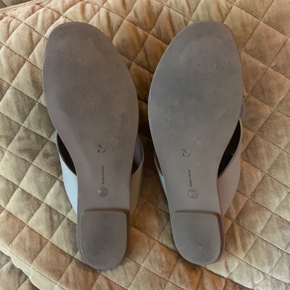 Mercedes Castillo Carlein Slide Leather Sandal Mint Leather Size 9 - Picture 2 of 3